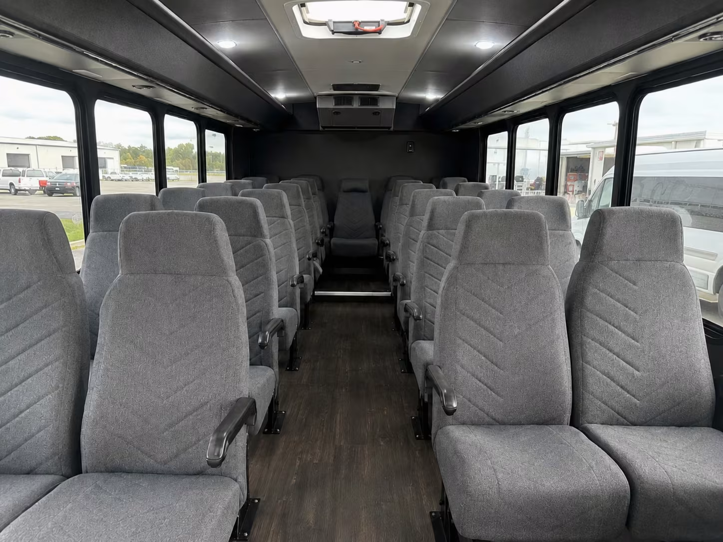 15 passenger minibus interior