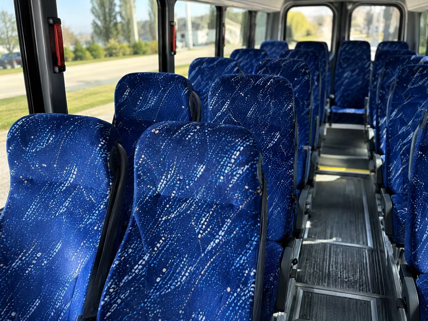 18 passenger minibus interior