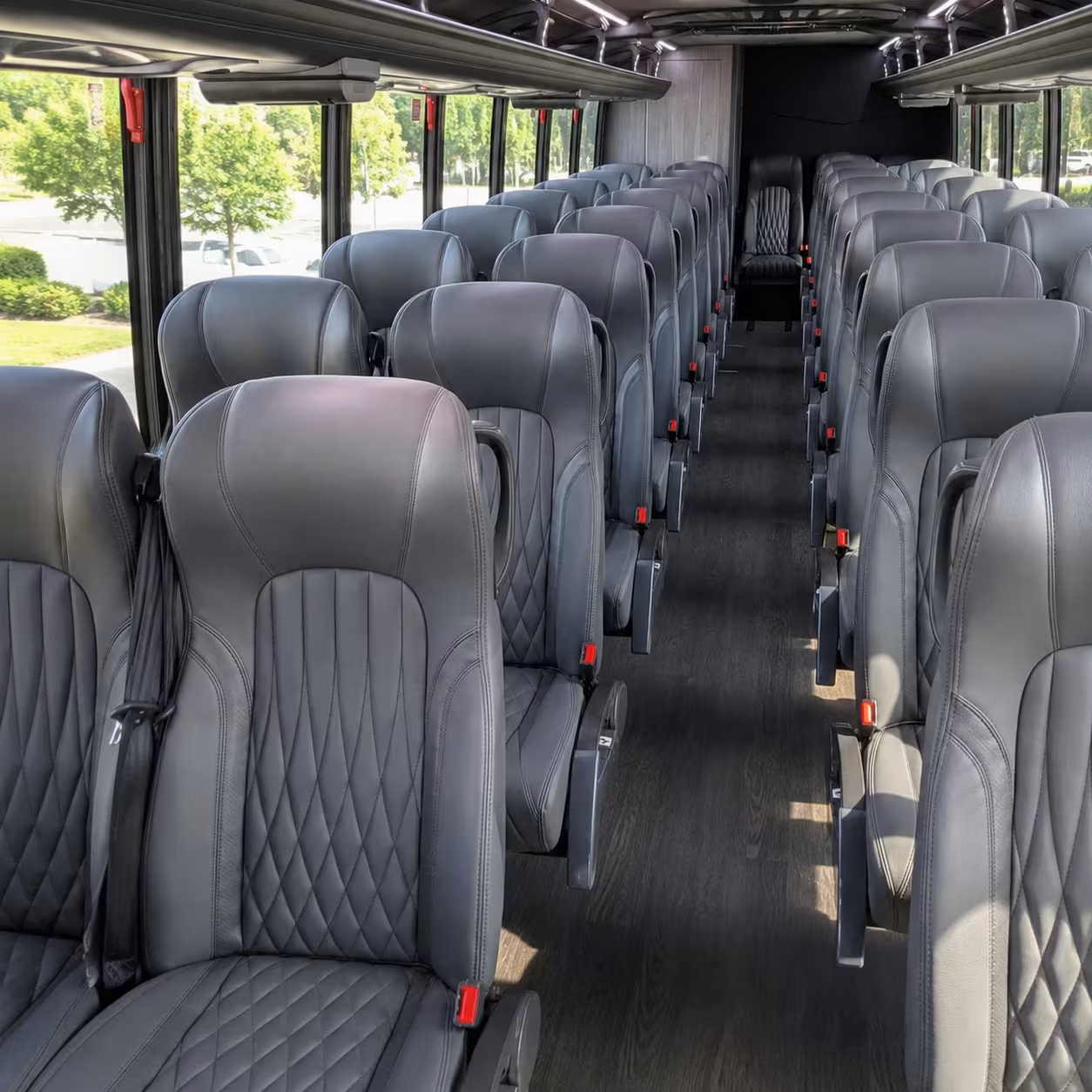 25 passenger minibus interior