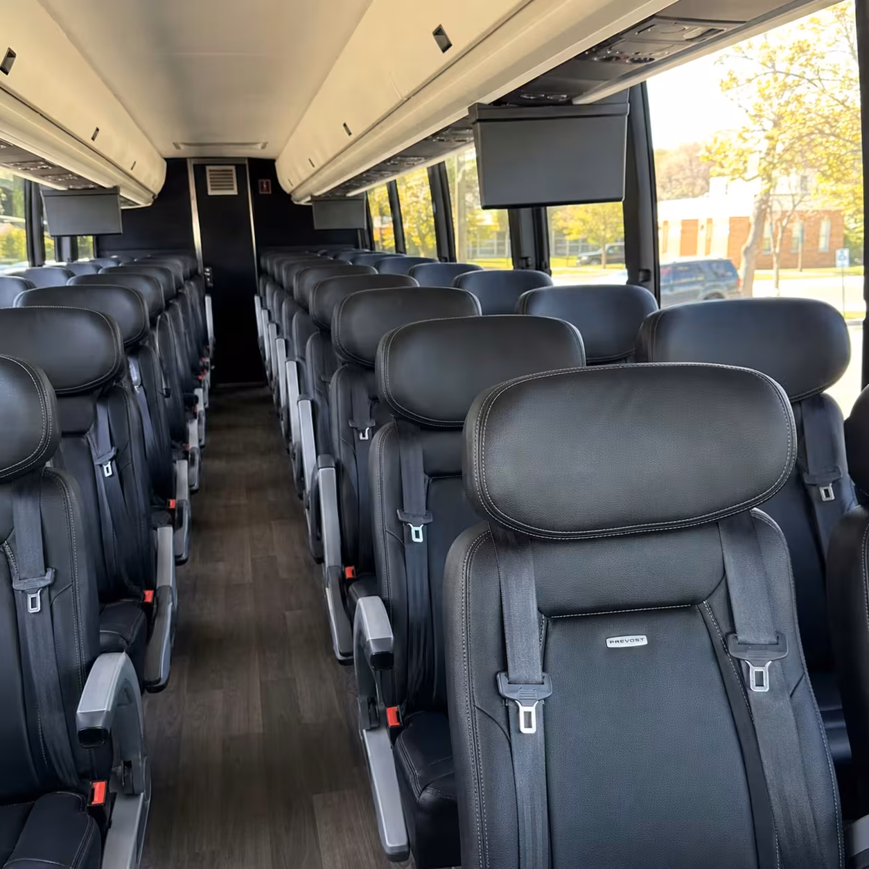 pittsburg charter bus interior