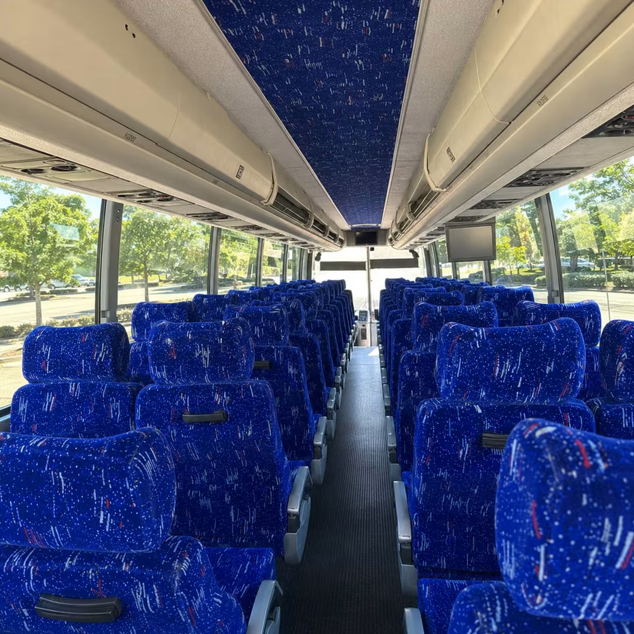 pittsburg charter bus rental interior