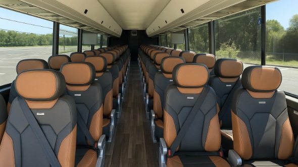 50 passenger charter bus interior pittsburg