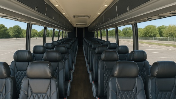 55 passenger charter bus interior pittsburg