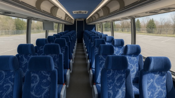 56 passenger charter bus interior pittsburg
