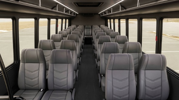 pittsburg 28 passenger minibus inside