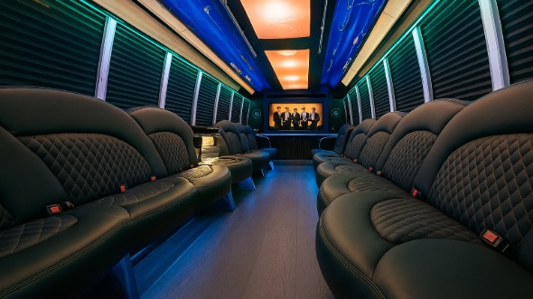 pittsburg party bus rental inside