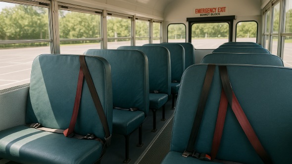school bus rental interior pittsburg